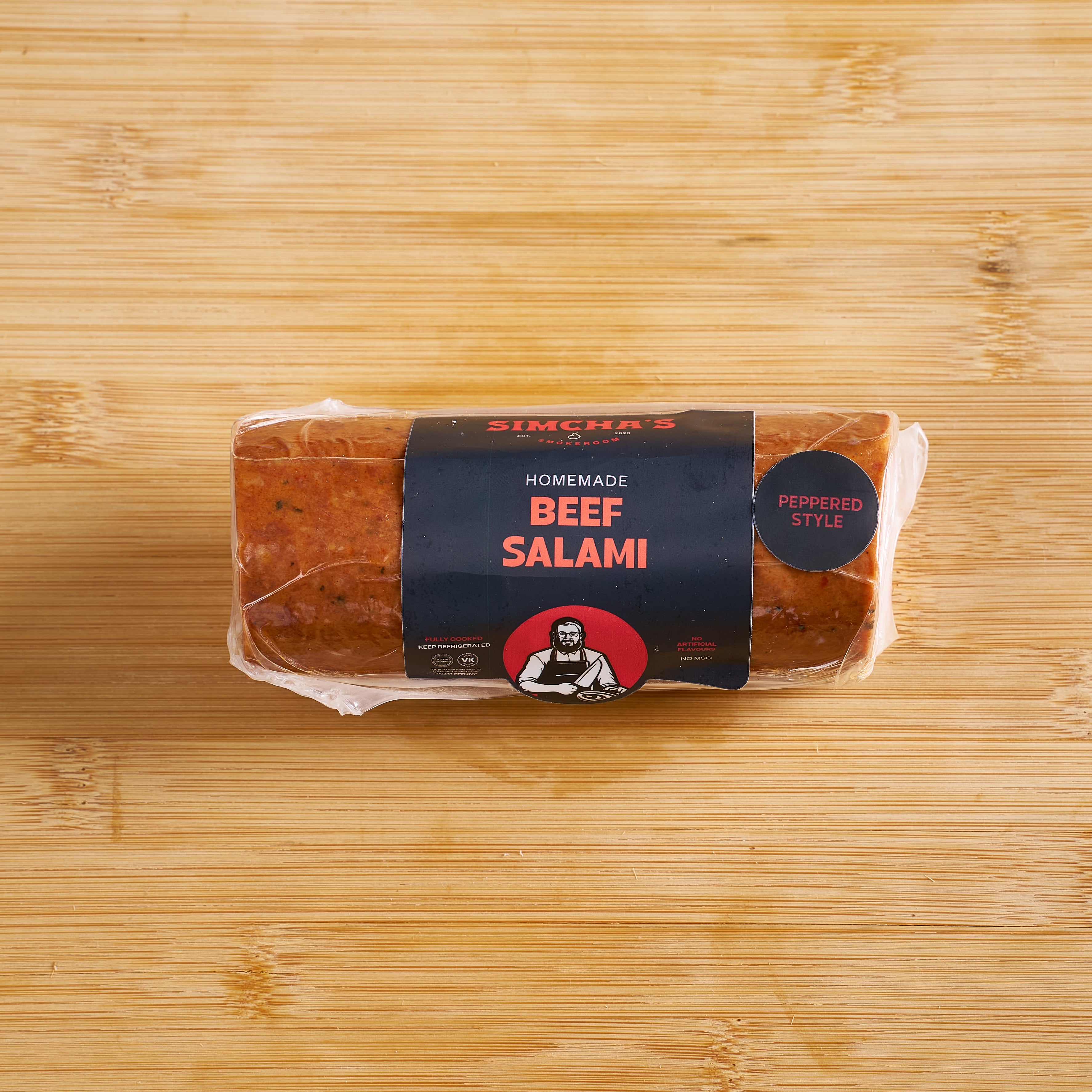 PEPPER STYLE BEEF SALAMI (CHUB)